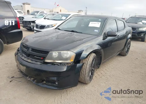 2013 Dodge Avenger Sxt z USA, uszkodzony, nr VIN 1C3CDZCB6DN628242